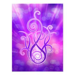 Violet Flame / Violet Fire Photo Print