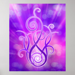 Violet Flame / Violet Fire Poster