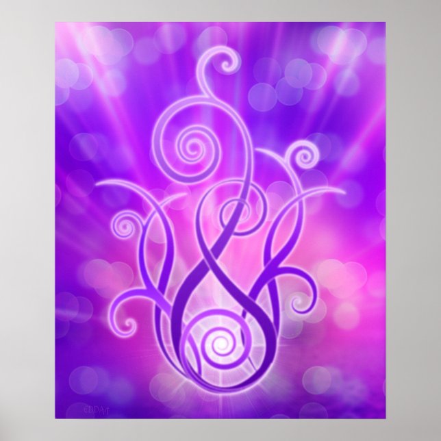 Violet Flame / Violet Fire Poster (Front)