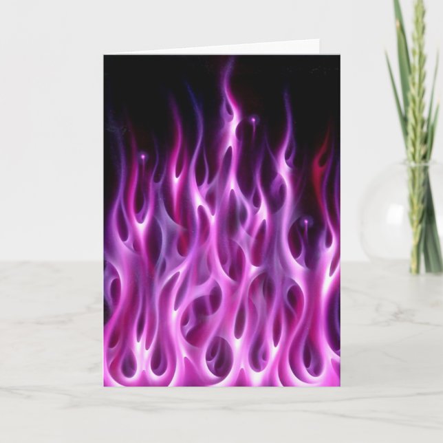 Violet Flames Card (Front)