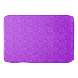 Violet Flannel Bath Mat