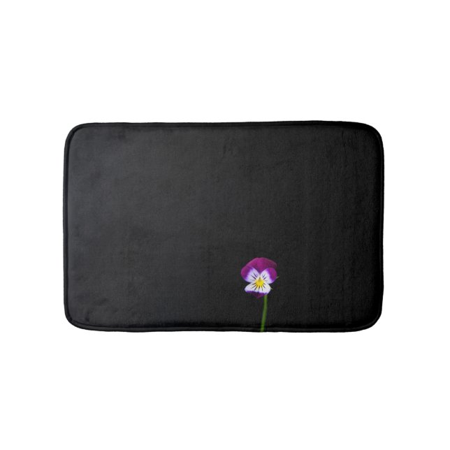 Violet Flower bmcna Bath Mat (Front)