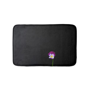 Violet Flower bmm Bath Mat