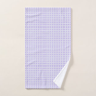 Violet Flower Classic Pattern Hand Towel