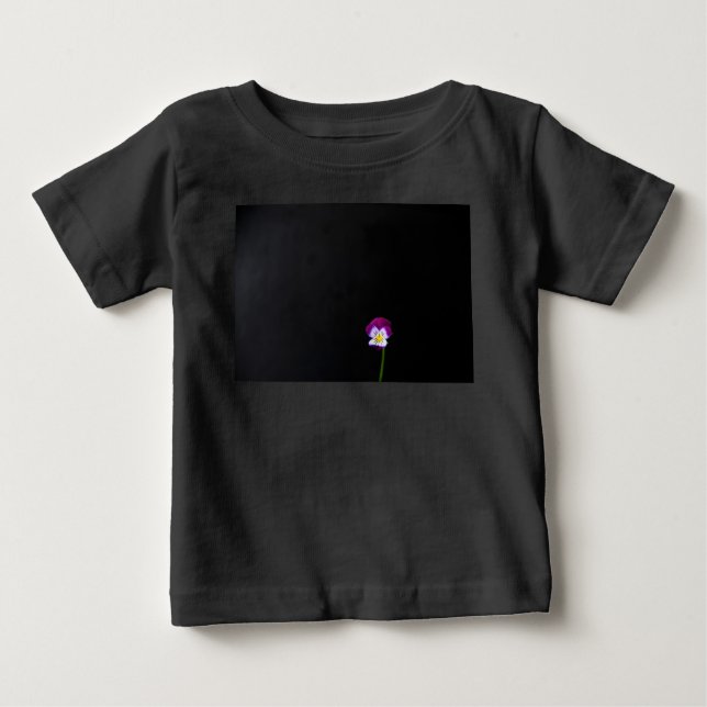 Violet Flower iccna Baby T-Shirt (Front)
