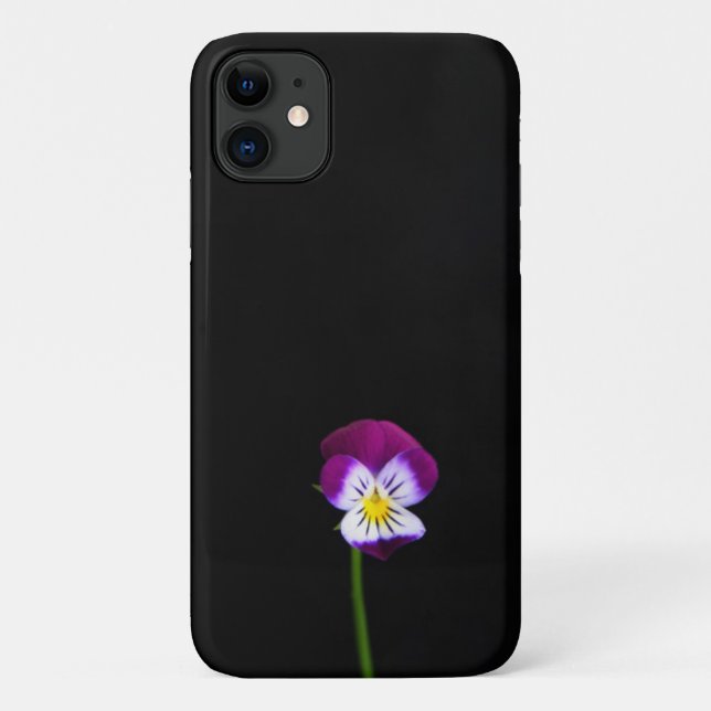Violet Flower iphcna Case-Mate iPhone Case (Back)