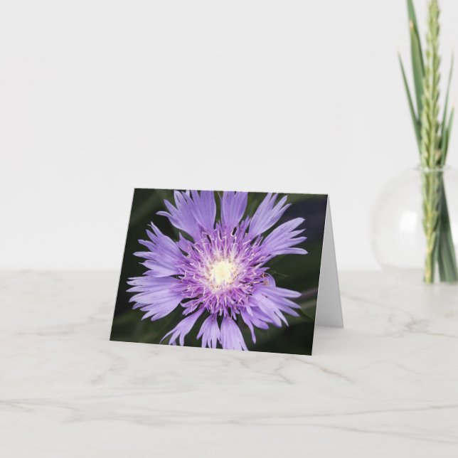 Violet Flower Notecard (Front)