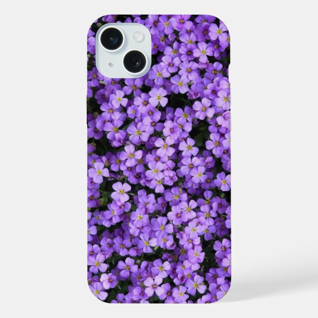 Violet Flowers iPhone Case Violets (Back)
