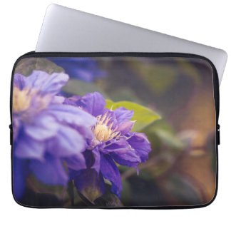 Violet flowers laptop sleeve