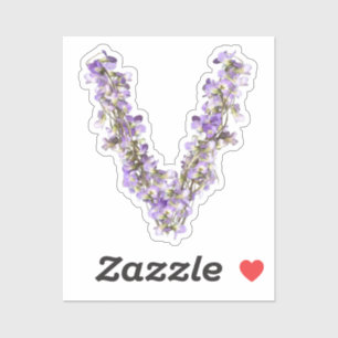 Violet flowers - Violet name initial