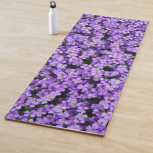 Violet Flowers Yoga Mat