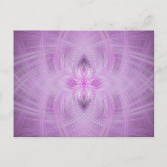 VIOLET - Fractal Art - Postcard (Front)