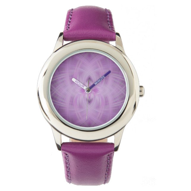VIOLET -  Fractal Art - Watch (Front)