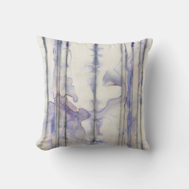 Violet Free Expression Watercolor Cushion (Front)