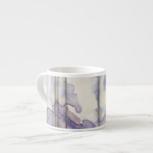 Violet Free Expression Watercolor Espresso Cup