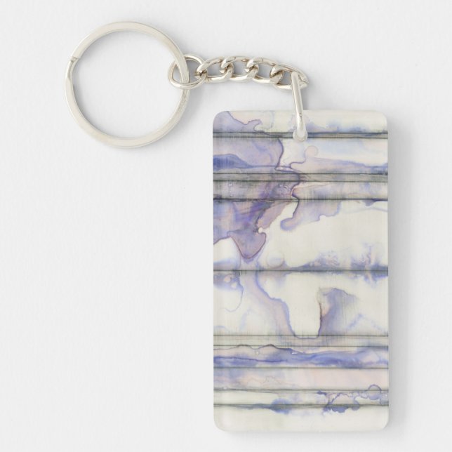 Violet Free Expression Watercolor Key Ring (Front)