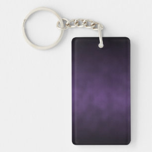 Violet Gothic Ombre Background Art Key Ring