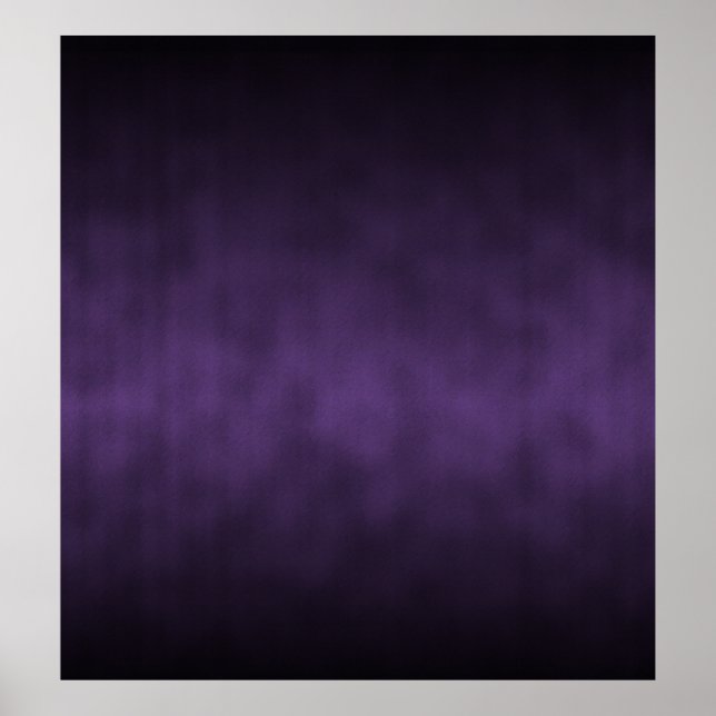 Violet Gothic Ombre Background Art Poster (Front)