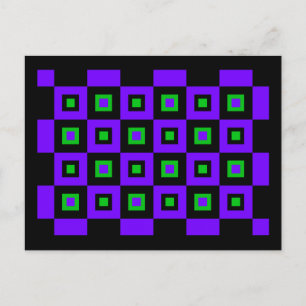 Violet Green Vertigo Postcard