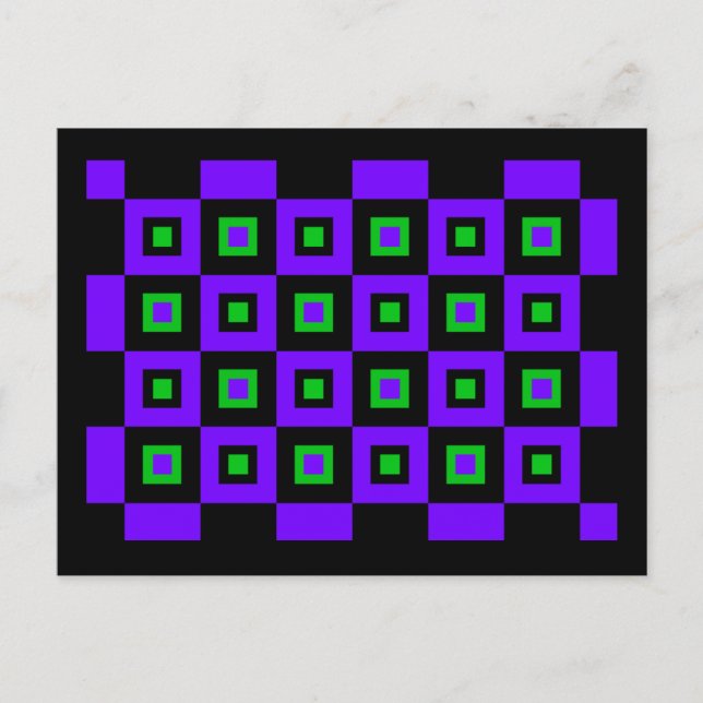 Violet Green Vertigo Postcard (Front)