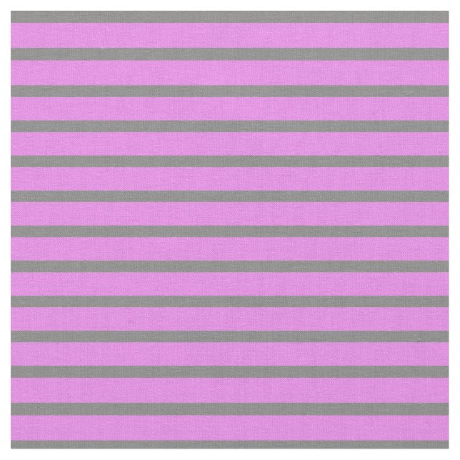 Violet & Grey Lined/Striped Pattern Fabric (Close Up)