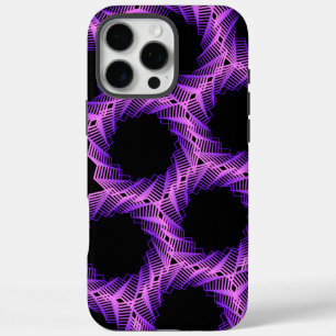 Violet Gridlock iPhone 16 Pro Max Case