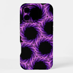 Violet Gridlock iPhone 16 Pro Max Case