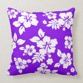 Violet Hawaiian Cushion