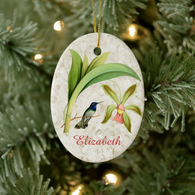 Violet Headed Hummingbird Ornament (Tree)
