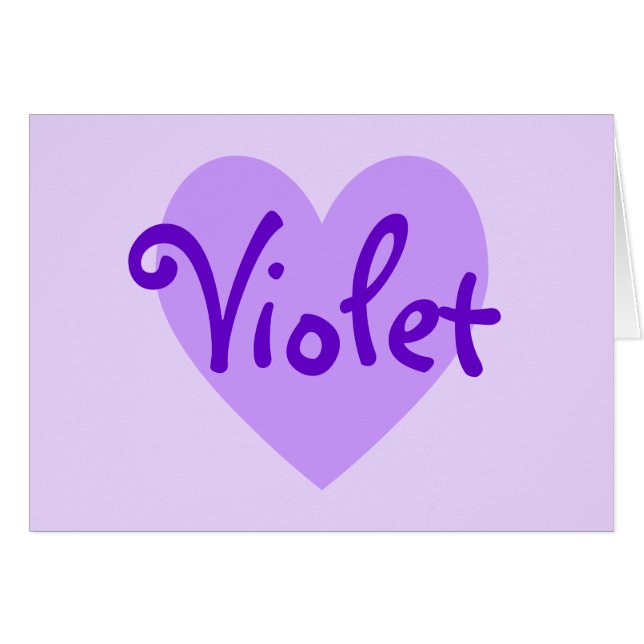 Violet Heart (Front Horizontal)