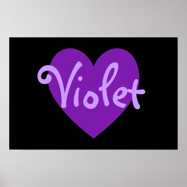 Violet Heart Poster (Front)
