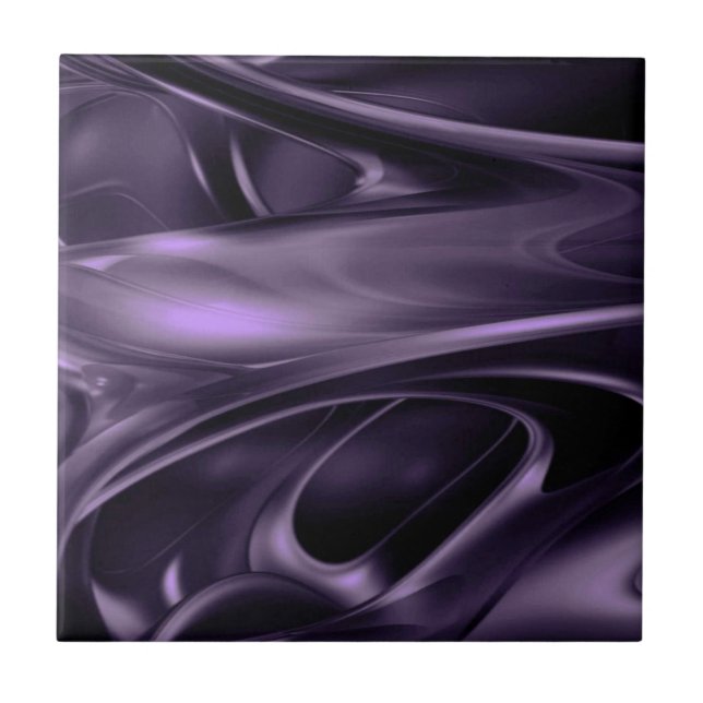 Violet Heaven Ceramic Tile (Front)