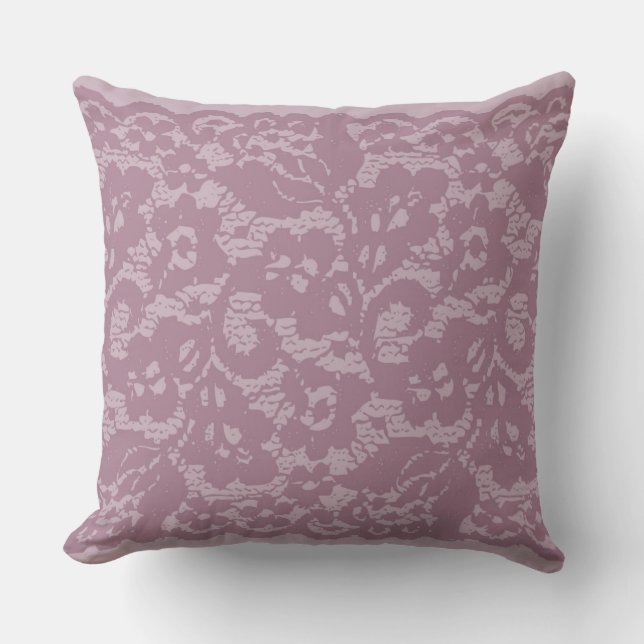 Violet lace cushion (Front)