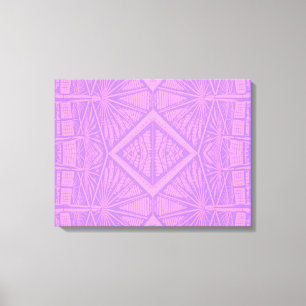 VIOLET LACE - Digital Fractal Art - Canvas Print