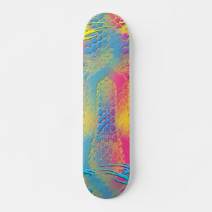 VIOLET LACE -  Digital - Fractal Art - Skateboard
