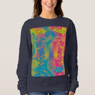 VIOLET LACE - Digital - Fractal Art - Sweatshirt