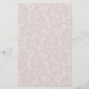 Violet lace stationery