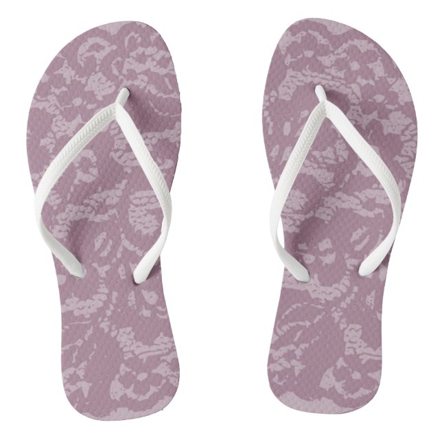 Violet lace thongs (Footbed)