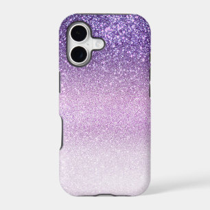 Violet Lilac Pastel Purple Triple Glitter Ombre