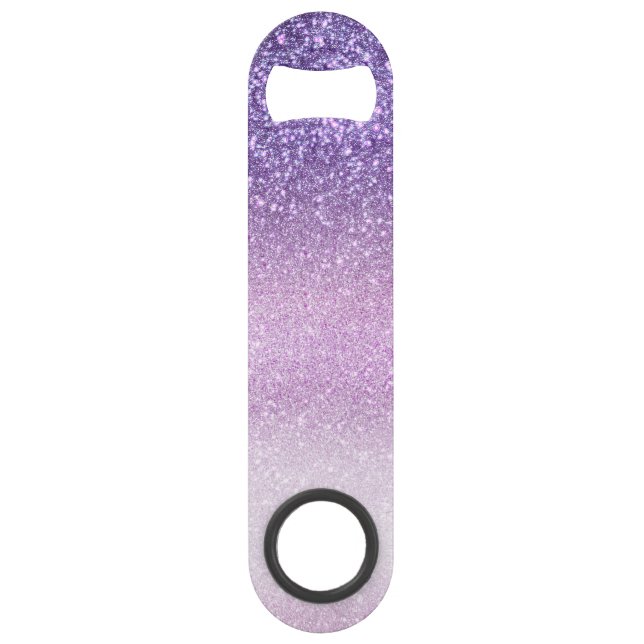 Violet Lilac Pastel Purple Triple Glitter Ombre (Front)