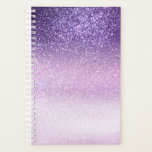 Violet Lilac Pastel Purple Triple Glitter Ombre Planner<br><div class="desc">This girly and chic design is perfect for the girly girl. It depicts faux printed sparkly triple sparkly glitter ombre gradient of violet purple, lilac purple, and pastel purple. It's pretty, modern, trendy, and unique. ***IMPORTANT DESIGN NOTE: For any custom design request such as matching product requests, colour changes, placement...</div>