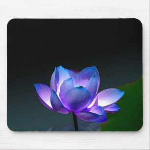 Violet Lotus in full bloom, mousepad