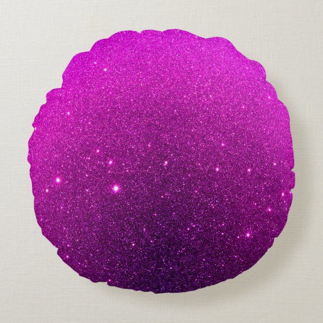 Violet luxury texture. Violet holiday background.  Round Cushion (Front)