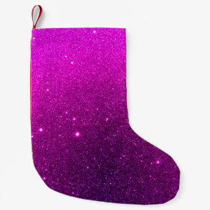 Violet luxury texture. Violet holiday background. Small Christmas Stocking