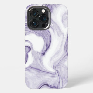 Violet Marble Abstract iPhone 13 Pro Case