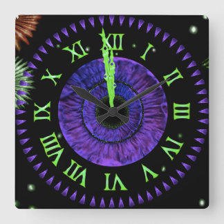 Violet Midnight Clock
