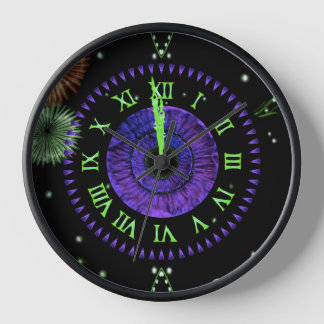 Violet Midnight Clock