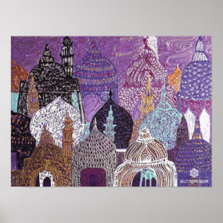 Violet Mosquescape Poster