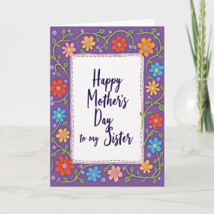 Violet Mothers Day Vines Card