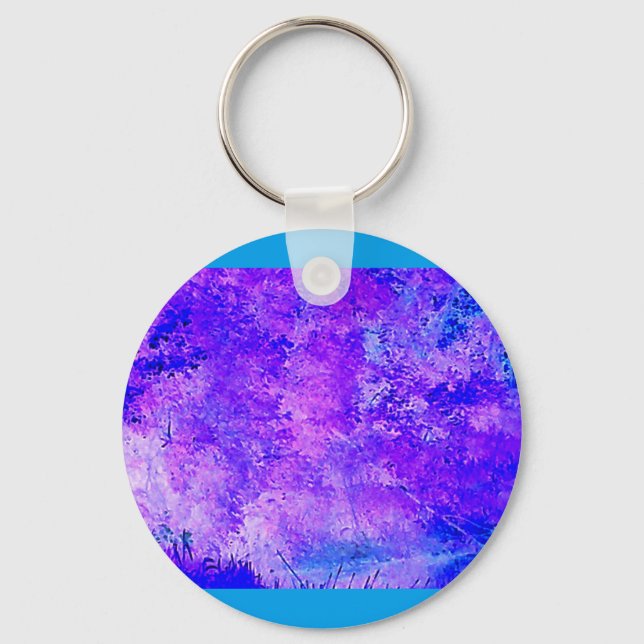 Violet Nature Key Ring (Front)